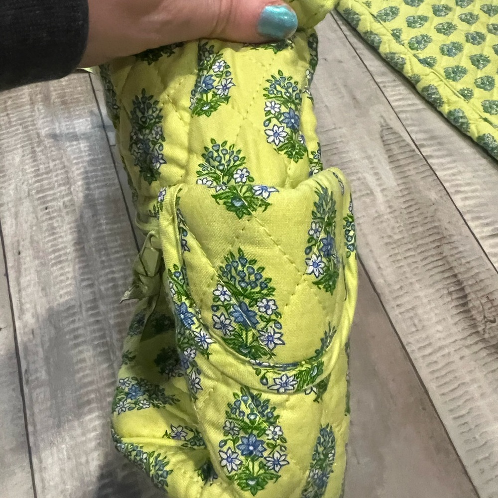 VERA BRADLEY Citrus Lime Elephant retired 2 piece set BIN AH - Picture 5 of 9